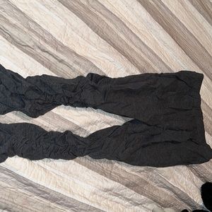 SHEIN stacked gray pants